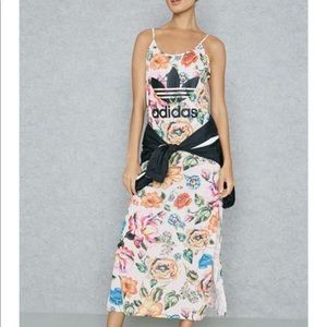 Adidas : Pink Floralita Maxi Dress